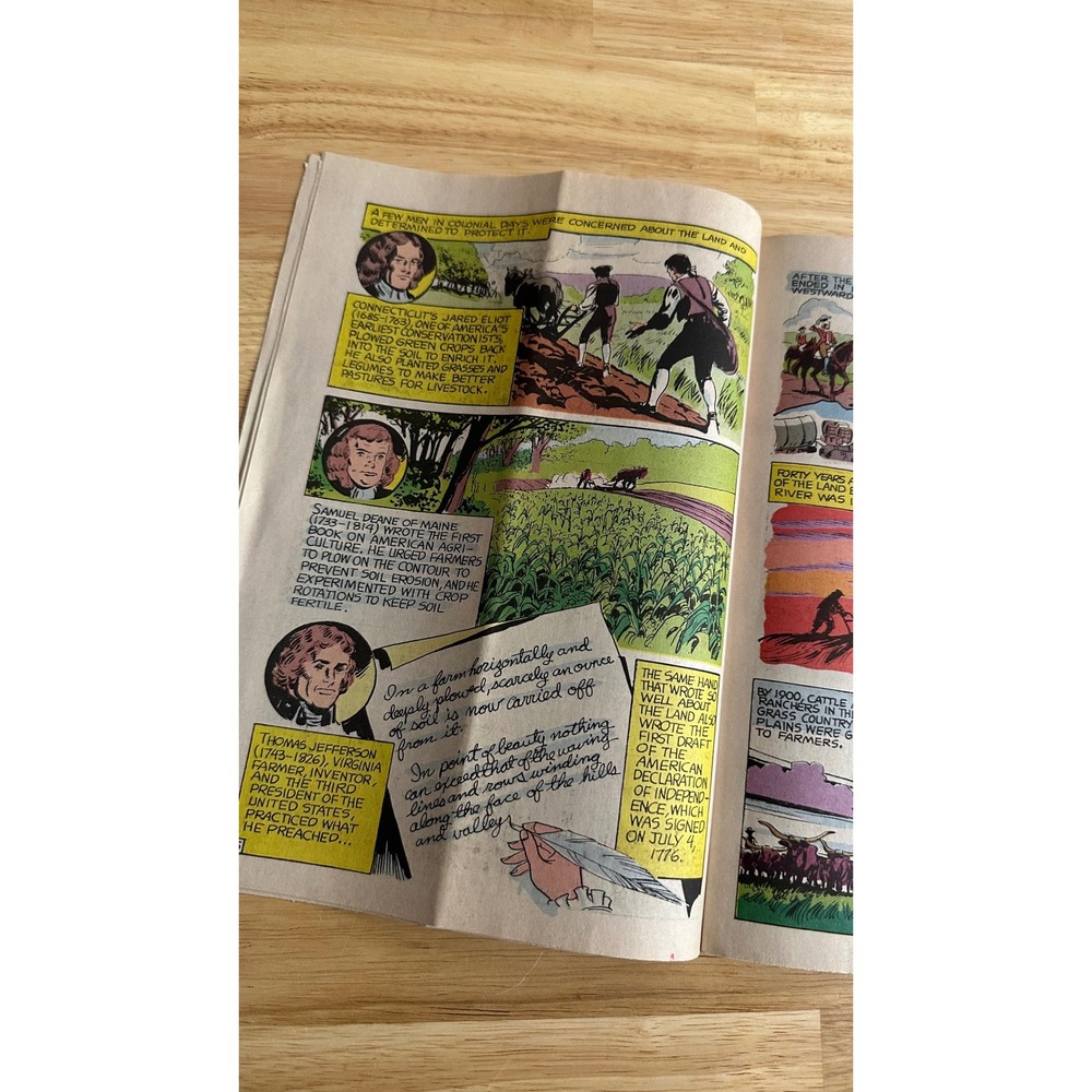 Vintage The Story of Land Soil Conservation Society Educational Comic Booklet - Picture 3 of 4